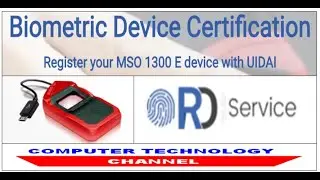 HOW TO RD Service Online – Register IDEMIA (Morpho) fingerprint ...