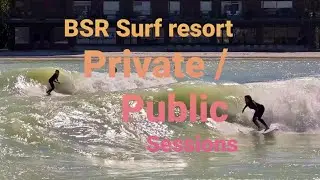Privet and public surfing and boogie boarding sessions at Waco BSR surf resort