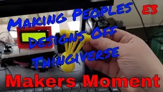 Makers Moment - Thingiverse Print - Print in Place Clackers by HoldenPrints - E3