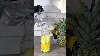 Overnight tropical detox water #shorts #detoxwaterforweightloss #detoxwater #detoxwaterrecipe