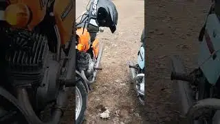 выехали два брата красавца) #moto #иж #эндуро #юпитер #планета