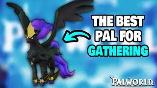 BEST PAL for Gathering in your base in Palworld (MAX LEVEL GATHERING)