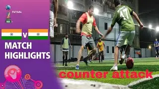 Football 6v6 instense match