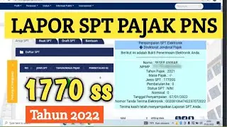 Cara Cepat Lapor SPT Pajak PNS / PPPK  Terbaru