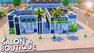 SALON & BOUTIQUE // The Sims 4 Let's Build Magnolia Promenade