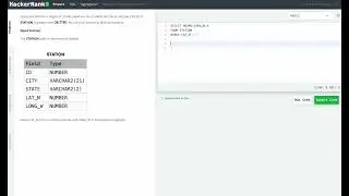 Hackerrank SQL Solution #35 Basic SQL - Weather Observation Station 17