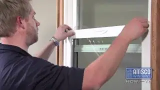 Adjusting the keeper  for the AMSCO Sentry Lock  on a vinyl Window