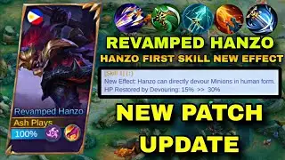 FINALLY!! HANZO RECEIVED BUFFED ON ADVANCED SERVER!! ( hanzo no need recall now!)