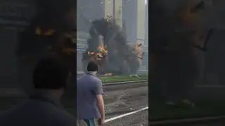 Epic helecopter slomo blast|#shorts #firstshortvideo #youtubeshort#gta5shorts#gta5