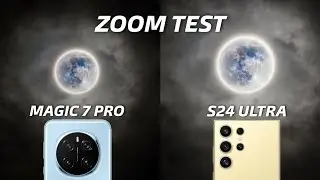 Honor Magic 7 Pro vs Samsung Galaxy S24 Ultra Zoom Test