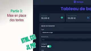 Fullstack #3/27 : Mise en place des textes  #htmlcss