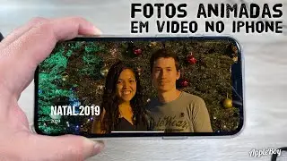 Como criar animações / apresentações em vídeo de suas fotos no iPhone ?