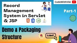 #Part_1 Record Management System Using Servlet & JSP | Demo &  Packaging Structure