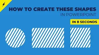 🙂How To Create Awesome Shapes in PowerPoint (in 8 seconds)