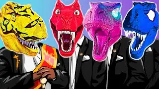 Dinosaurus Jurassic World Dominion: Mosasaurus, Gidorah,Kingkong,Sirenhead - Coffin Dance Meme Cover