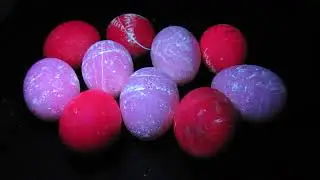 Куриные яйца и ультрафиолетовая лампа