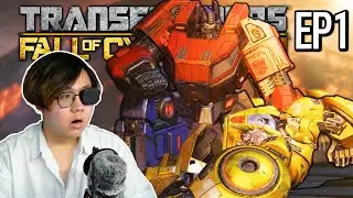 ผมเล่นเกมที่ดีที่สุดของทรานฟอร์เมอร์ Transformers Fall Of Cybertron - Part 1 [100% easter eggs]