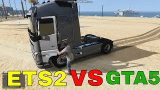 ets2 volvofh12 vs gta5 volvofh12 2023 truck in gta5 mods gameplay