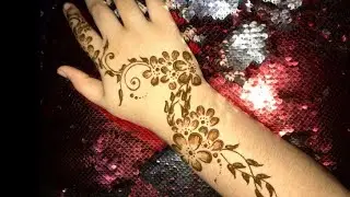 Simple mehndi design | Flower Mehndi | Easy Mehndi | AAA Crafters