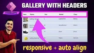 Responsive Gallery with Headers in Power Apps!!