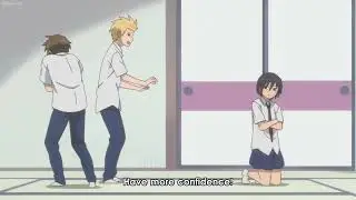 Tadakuni wear his sister skirt | Danshi Koukousei no Nichijou
