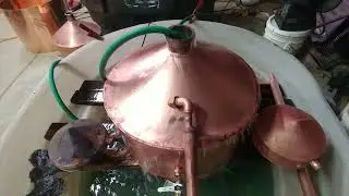 Citric Acid bath to clean Copper Moonshine Stills