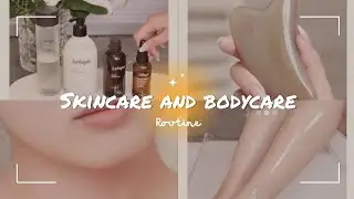 skincare and bodycare routine vlog 🤎🤎🤎 #vlog