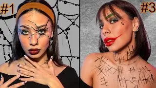 Halloween Makeup // 3 Idei Simple si Rapide👻