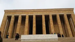 Ataturk's Mausoleum in Ankara Turkey