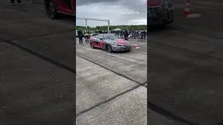 Supra warming up the Tires