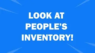 How To Look At People's Inventory In Minecraft