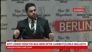 HÜSEYİN BAŞ BERLİN'DE GURBETÇİLERLE BULUŞTU