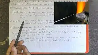 Physical method - sterilization and disinfection  | Part - 1 | General Microbiology