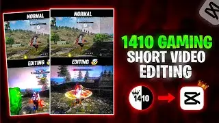 How To Edit Viral Shorts Like @1410gaming In CapCut || 1410gaming Colour Grading Tutorial 🔥