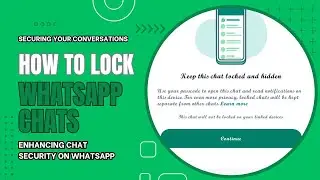 WhatsApp chat lock kaise kare || Secure Your WhatsApp Chats