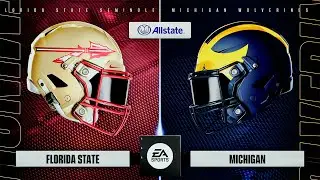 Florida State vs Michigan | College Football 25 | Full Game Simulation