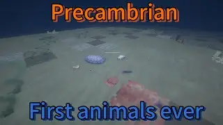 The first animals on earth. (Prehistoric nature Precambrian critters)
