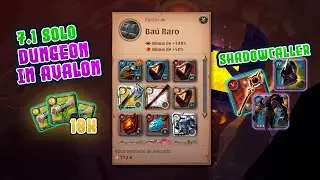 DOING 10x 7.1 SOLO DUNGEONS IN AVALON | LOOT +3M 🤑🤑 | BUILD SHADOWCALLER | Albion Online