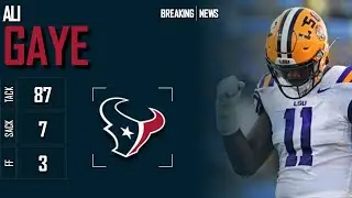 HOUSTON TEXANS: Ali Gaye ᴴᴰ
