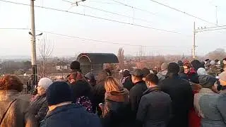 Киев. Троещина 2. Городская электричка. Штурм. 20.02.2019