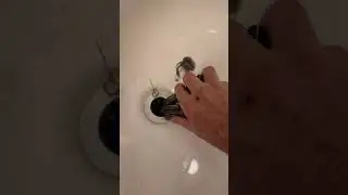 Unclogging a bath tub drain  