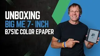Bigme 7'' B751C Color Epaper Unboxing and First Take