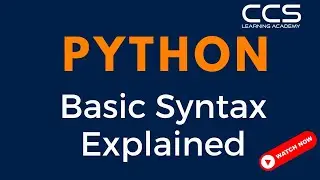 Python Workshop: Basic Syntax Explained | Python Training for Beginners | Certifications Course