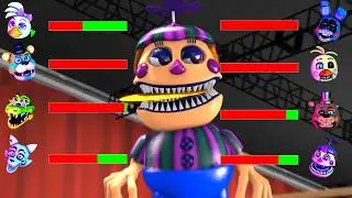 [SFM FNaF] Top 5 Hoaxes Fights & Healthbar Integration