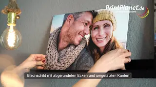Blechposter mit eigenem Foto bedrucken