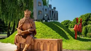 СРЕДНЕВЕКОВЫЙ ГОРОД Będzin, рыцарский район, королевский замок и оборонительные стены