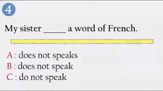English Grammar Test, Grammar, English Through Amharic