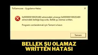 MEMORY CANNOT BE THIS READ ERROR / MEMORY CANNOT BE THIS WRITTEN ERROR