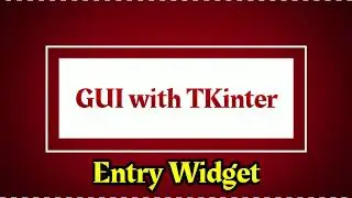 GUI with TKinter || Entry Widget || Password Generation