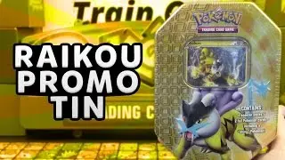 OLD SCHOOL Pokemon TCG Raikou Promo Tin Opening!